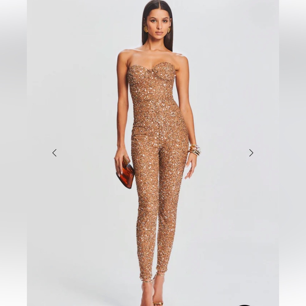 NWT Retrofete ELODIE SEQUIN JUMPSUIT
